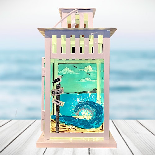 Image principale de Seaside Heights Beach Lantern with Fairy Lights at Sidelines