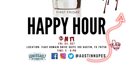 First Friday Happy Hour: October Edition primary image