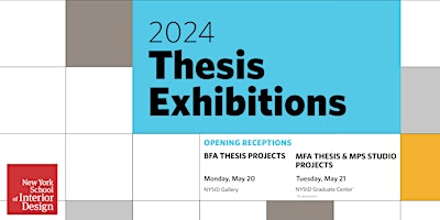 Imagem principal do evento 2024 Exhibition Openings: BFA/MFA Thesis Projects, MPS Studio Projects
