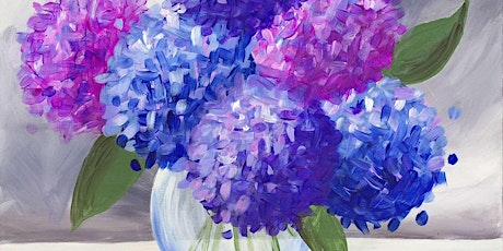 Lovely Hydrangeas   - Paint and Sip by Classpop!™