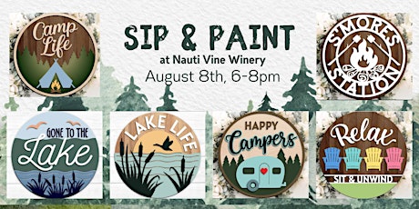 Nauti Vine Winery Camping Sip & Paint