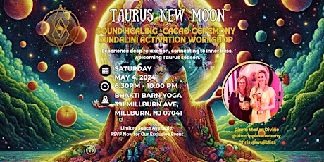 TAURUS NEW MOON: Sound Healing, Cacao & Kundalini Activation