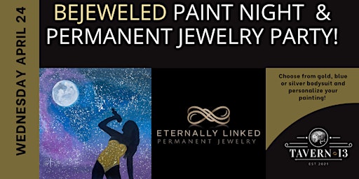 Bejeweled Paint and Permanent Jewelry Party primary image