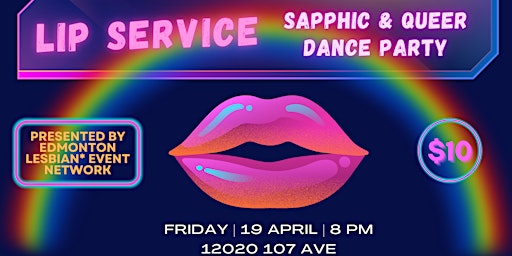 Imagem principal do evento Lip Service: Sapphic & Queer Dance Party