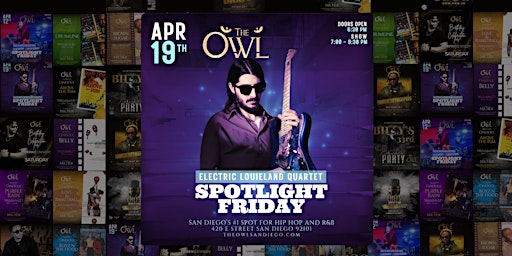 Imagem principal de The Owl Spotlight Friday: Electric Louieland Quartet