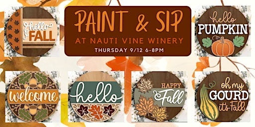 Nauti Vine Winery Sip & Paint Class primary image
