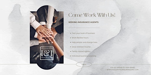 Hauptbild für Unlock Your Potential: Join Our Exclusive Insurance Recruitment Webinar!