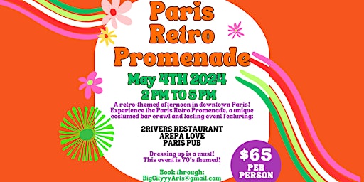 Imagem principal do evento Paris Retro Promenade: The 70's!