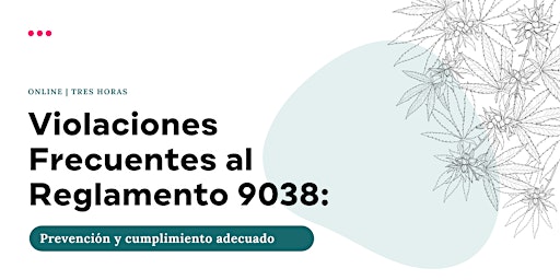 Hauptbild für EDUCACIÓN CONTINUA: Violaciones Frecuentes al Reglamento 9038