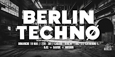 BERLIN TECHNO - VICTORIA DAY WEEKEND primary image