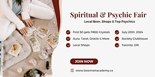 Spiritual & Psychic Fair - July 20th primary image