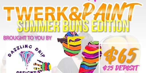 Imagem principal do evento Twerk & Paint "Summer Buns Edition"