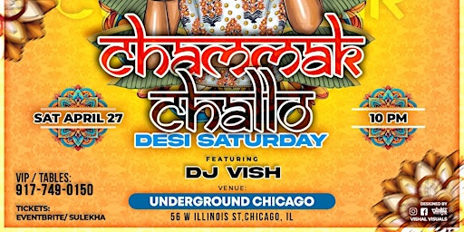 CHICAGO BOLLYWOOD PARTY FT. DJ VISH @UNDERGROUND NIGHTCLUB primary image