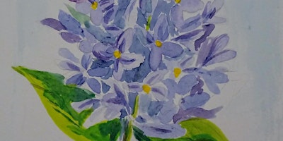 Imagem principal do evento Lovely Lilacs : A Mother's Day Watercolour Class