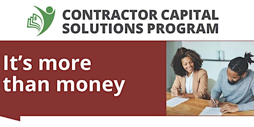 Contractor Capital Solution Program Launch primary image