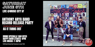 Anthony Arya Band Record Release Party  primärbild
