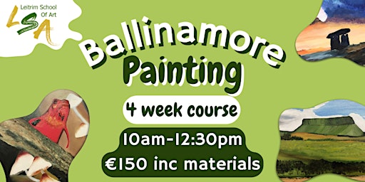 Imagem principal do evento (B) Painting Class, 4 Fri morn's 10am-12:30pm,Apr 19th,26th, May 3rd & 10th