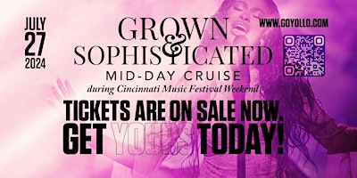 Hauptbild für Grown and Sophisticated "All White" Cruise  Cincinnati Music Festival 2024