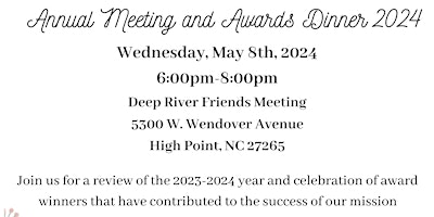 The Arc of High Point Annual Meeting  and Awards Dinner 2024 primary image