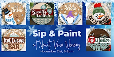 Imagem principal de Nauti Vine Winery Sip & Paint Class