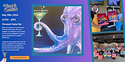 Primaire afbeelding van Clermont Paint and Sip – Octopus Martini