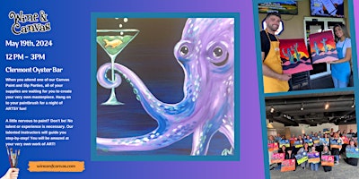 Image principale de Clermont Paint and Sip – Octopus Martini