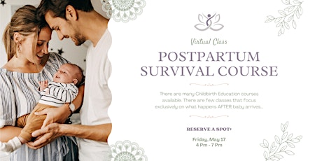 Postpartum Survival Course - Live