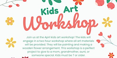Imagem principal do evento April Kids Art Workshop at The Fenwick Inn