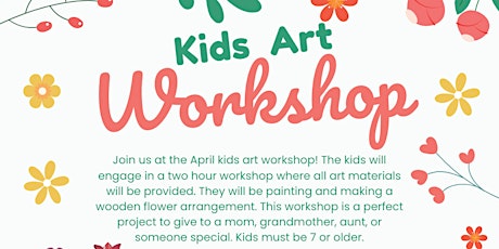 April Kids Art Workshop at The Fenwick Inn