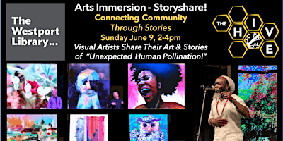 Imagem principal do evento The HIVE Presents: Artists Story-Share At The Westport Library