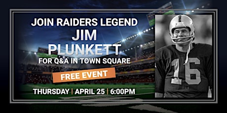 Raiders Legend Jim Plunkett Q&A