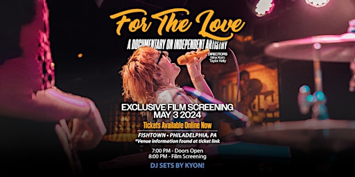 Immagine principale di For the Love Film Premiere: Philadelphia 