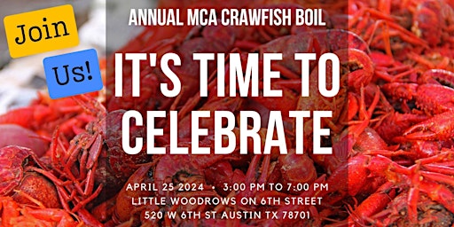 Image principale de MCA Communications Austin Crawfish Party