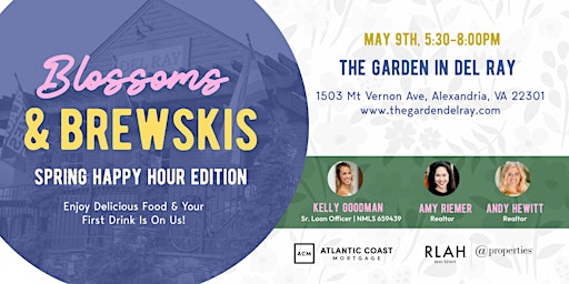 Imagen principal de Blossoms & Brewskis: Spring Happy Hour Edition