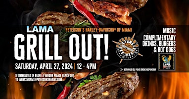 LAMA Grill Out @ Miami Store! primary image