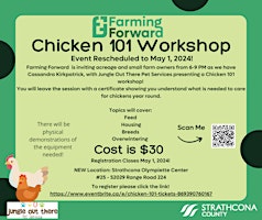 Primaire afbeelding van Chicken 101 - Rescheduled May 1, 2024