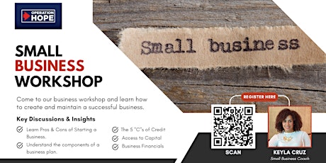 Small Business Workshop:  Your Journey to Succeed