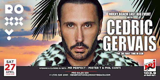 Cedric Gervais Live @ Roxxy Beach  primärbild