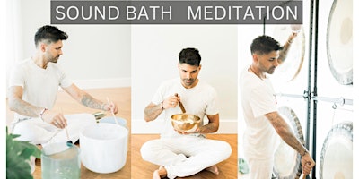 Hauptbild für SOUND BATH MEDITATION WITH FARHAD