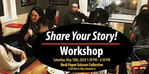 Primaire afbeelding van Share Your Story! Workshop