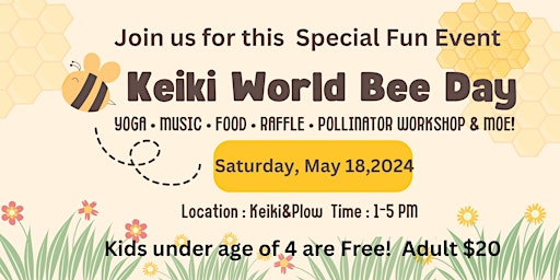 Keiki World Bee Day primary image