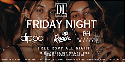 FRIDAY! BEST HEATED ROOFTOP PARTY @THE DL (NO COVER ALL NIGHT)  primärbild