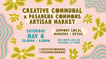 Pasadena Commons Boutique Artisan Market primary image