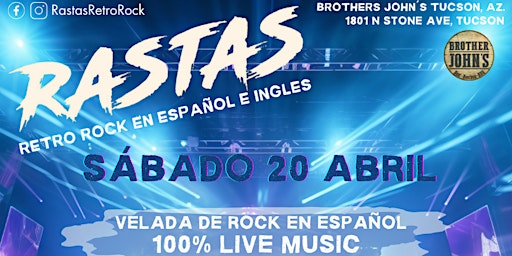 Image principale de RASTAS - VELADA DE ROCK EN ESPAÑOL