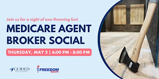 Immagine principale di Axe Throwing Medicare Agent Broker Social 