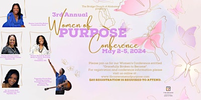 Hauptbild für Women of PURPOSE Conference 2024