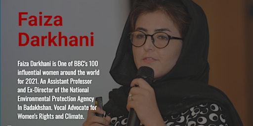 A Dialogue on Climate and Women in Afghanistan with Dr. Faiza Darkhana primary image