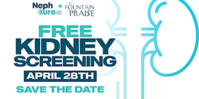 Imagem principal do evento Free Kidney Screening