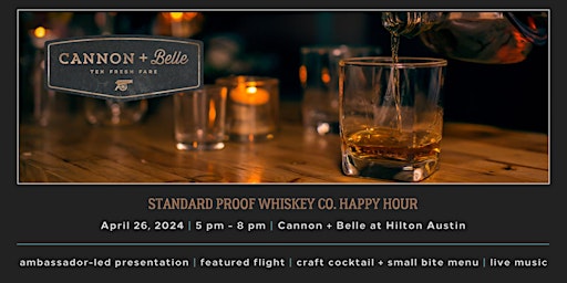 Imagen principal de Standard Proof Whiskey Co. Happy Hour