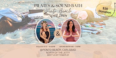 Pilates & Sound Bath @Ponto Beach primary image